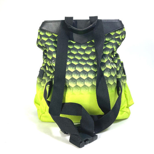 GIVENCHY Backpack Nylon yellow logo Backpack mens Used Authentic