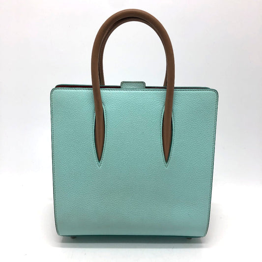 Christian Louboutin Handbag 1165026 leather blue Tote Bag Paloma Small Women Used Authentic