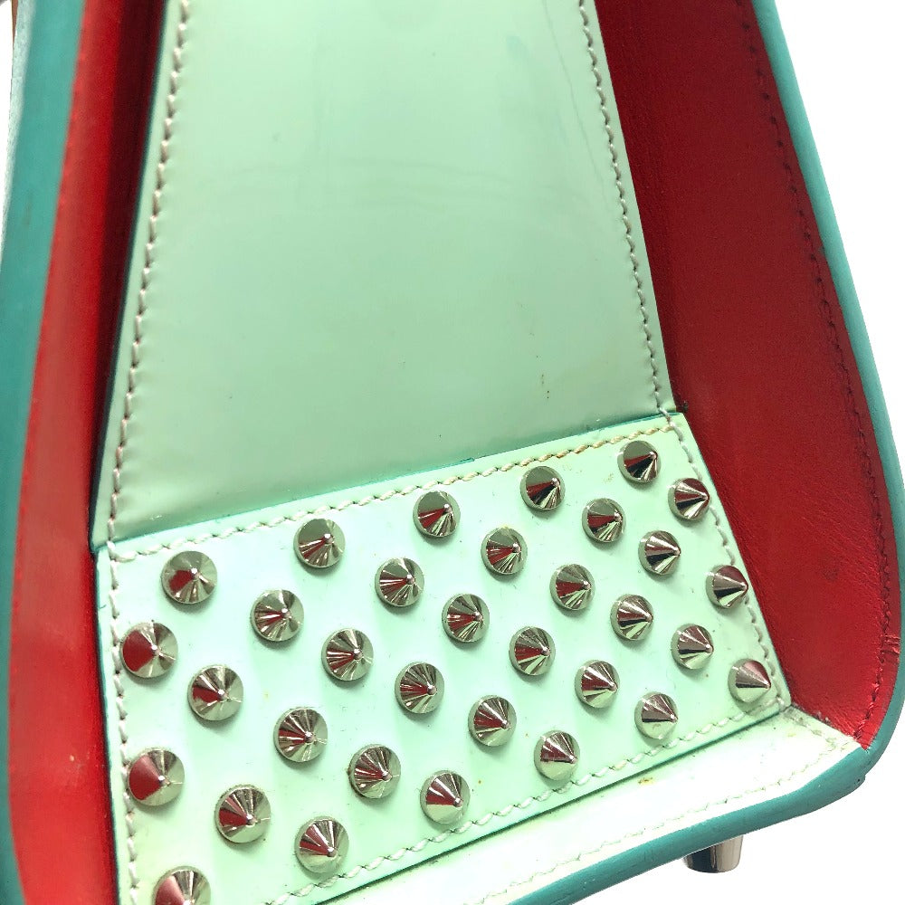 Christian Louboutin Handbag 1165026 leather blue Tote Bag Paloma Small Women Used Authentic