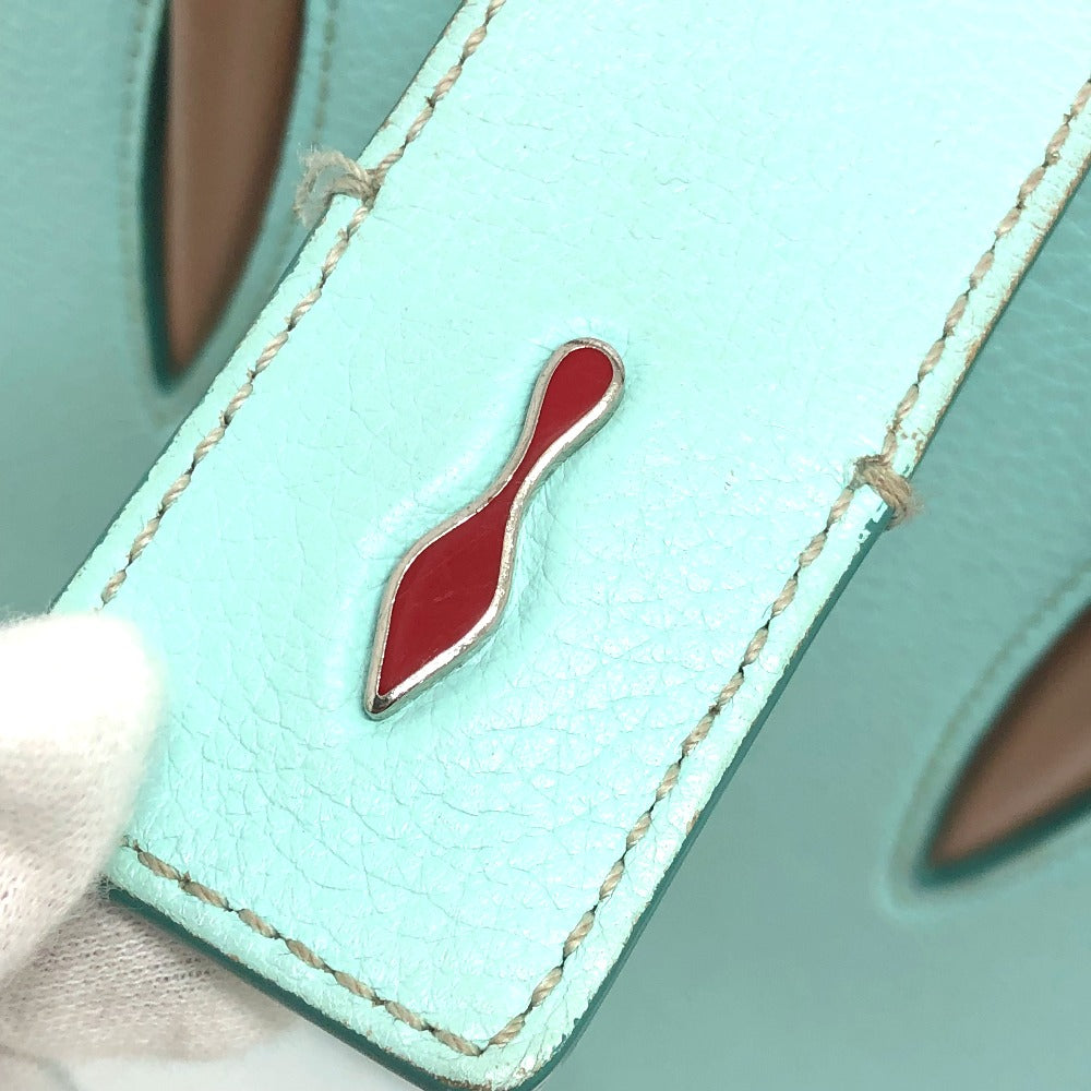 Christian Louboutin Handbag 1165026 leather blue Tote Bag Paloma Small Women Used Authentic