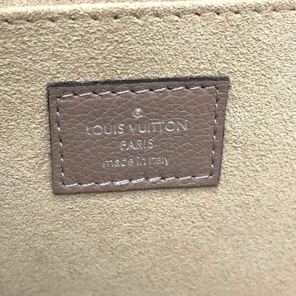 LOUIS VUITTON Clutch bag R99760 Taurillon Clemence Brown L-shaped fastener Pochette Jules PM Women Used Authentic