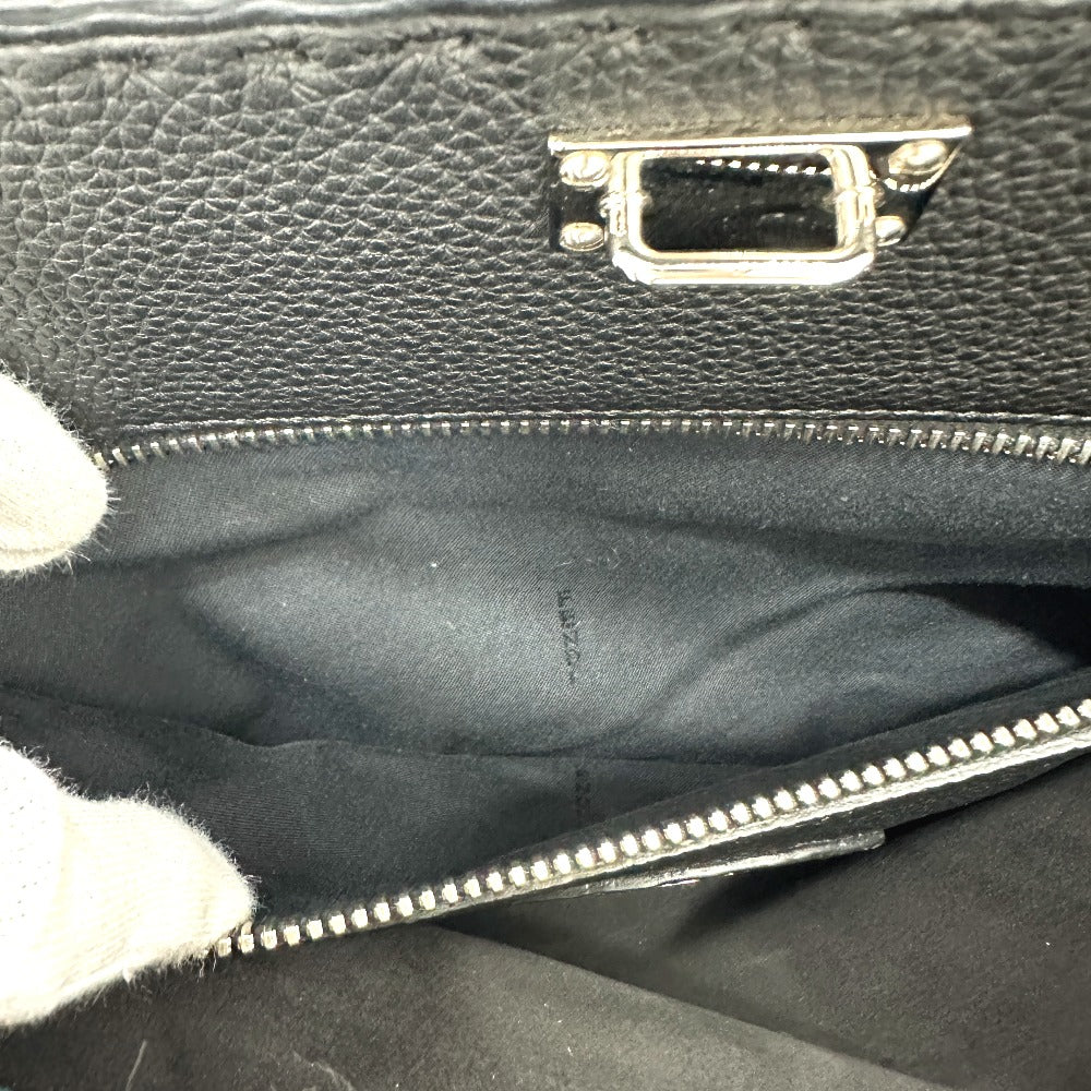 FENDI Business bag 7VA406 leather Blue type Selleria Monster Iconic Peek-a-boo fit unisex(Unisex) Used Authentic