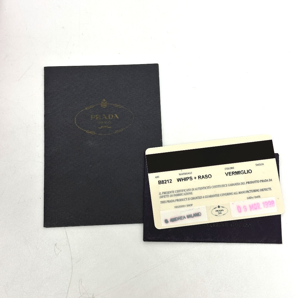 PRADA Tote Bag B8212 leather pink With logo Side logo Women Used Authentic