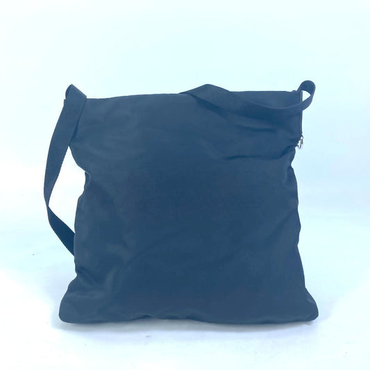 PRADA Shoulder Bag 2VH055 Nylon black With logo Triangle logo plate mens Used Authentic