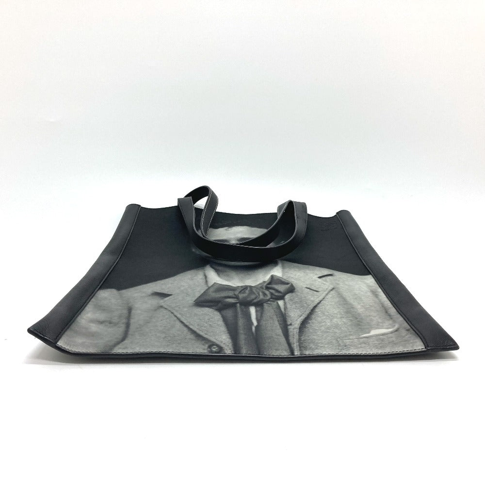 LOEWE Tote Bag leather black Mackintosh Mackintosh collaboration Women Used Authentic
