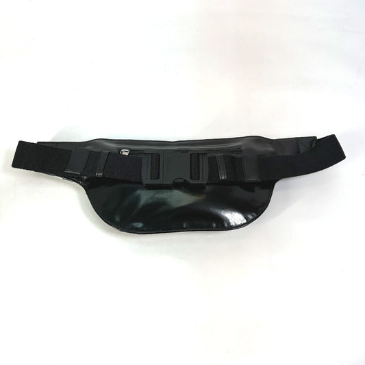 BURBERRY Sling bag 8028160 enamel enamel leather black logo BRUMMELL horse ferry HOSEFEY mens Used Authentic