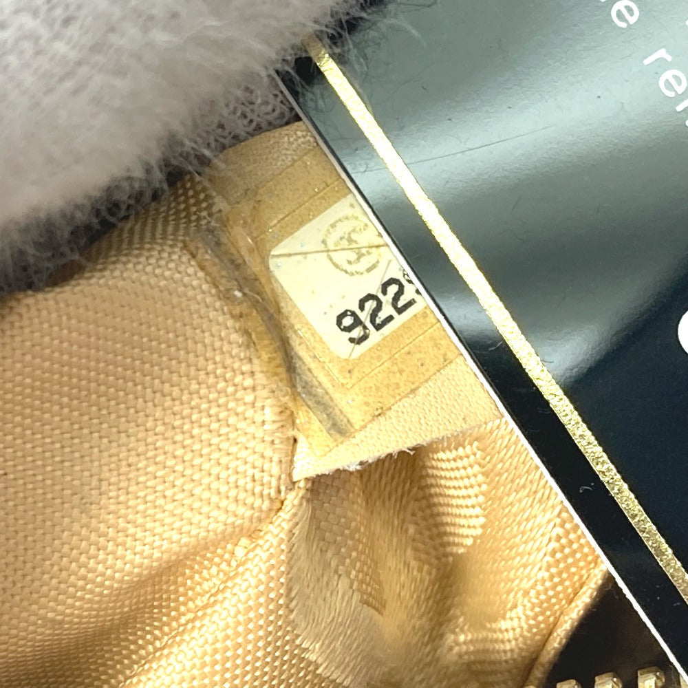 CHANEL Handbag leather beige CC COCO Mark Wild stitch Women Used Authentic