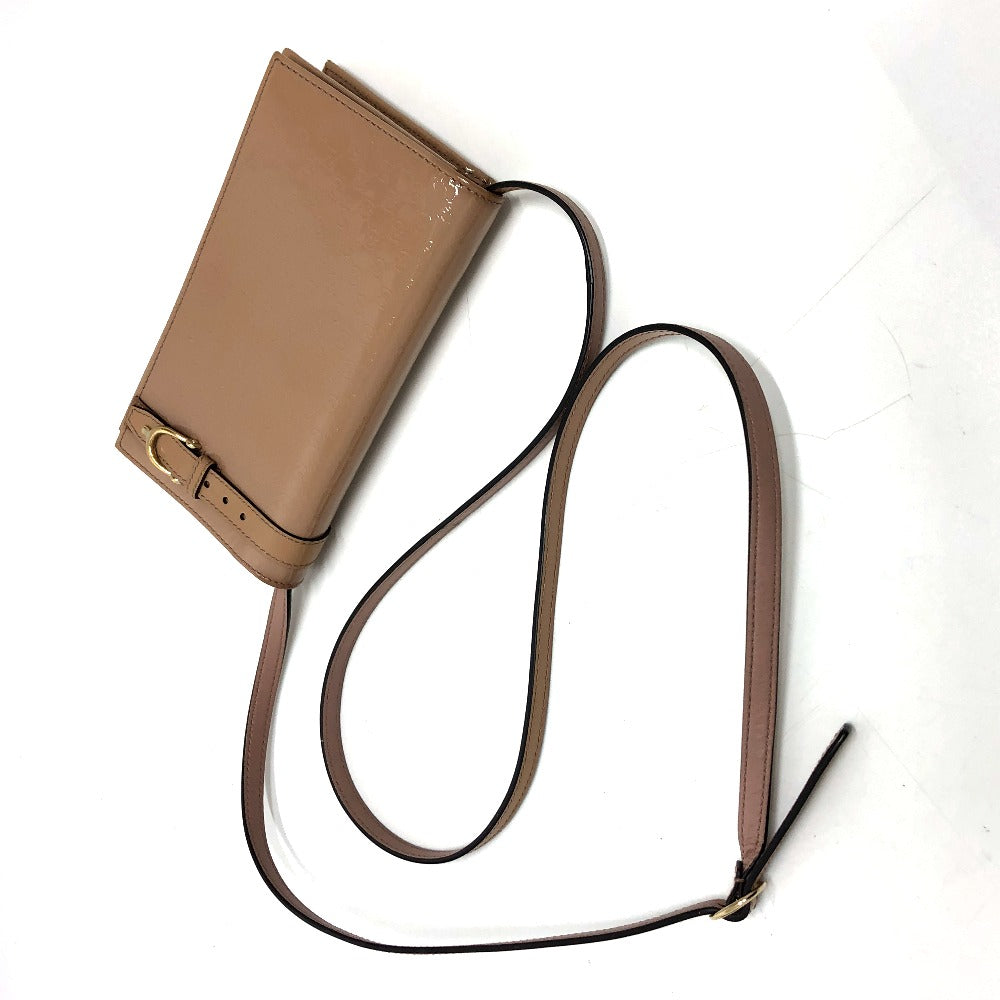 GUCCI Shoulder Bag 354086 enamel beige GG Micro Gucci Gucci Nice Women Used Authentic