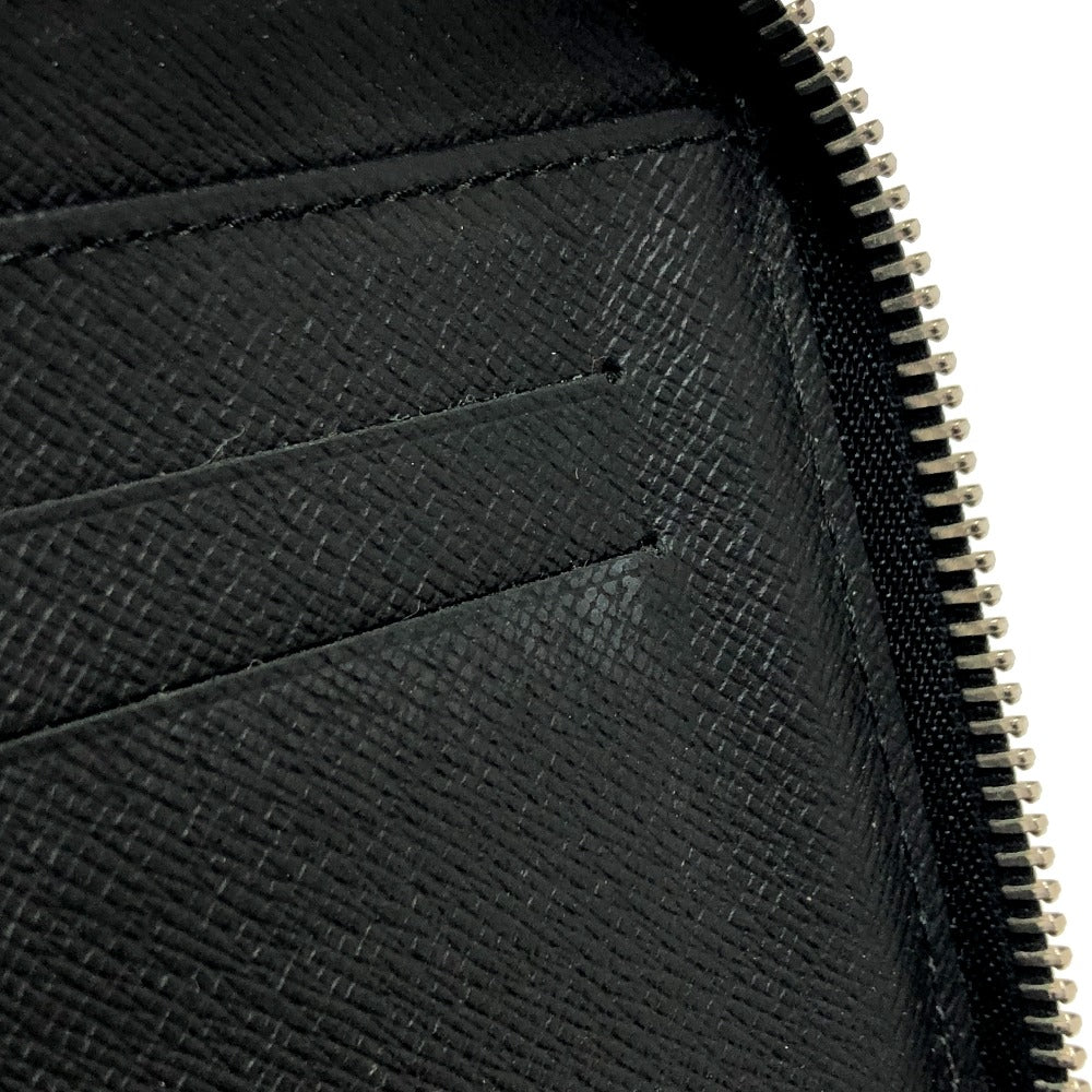 LOUIS VUITTON Long Wallet Purse M63852 Epi Leather black Epi Zippy Organizer mens Used Authentic