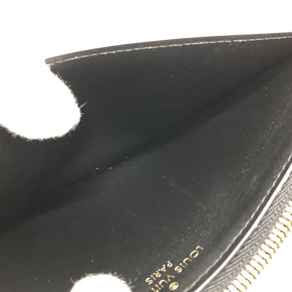 LOUIS VUITTON Pouch M80390 Monogram reverse canvas Brown Card Wallet Monogram reverse Slim perspective Women Used Authentic