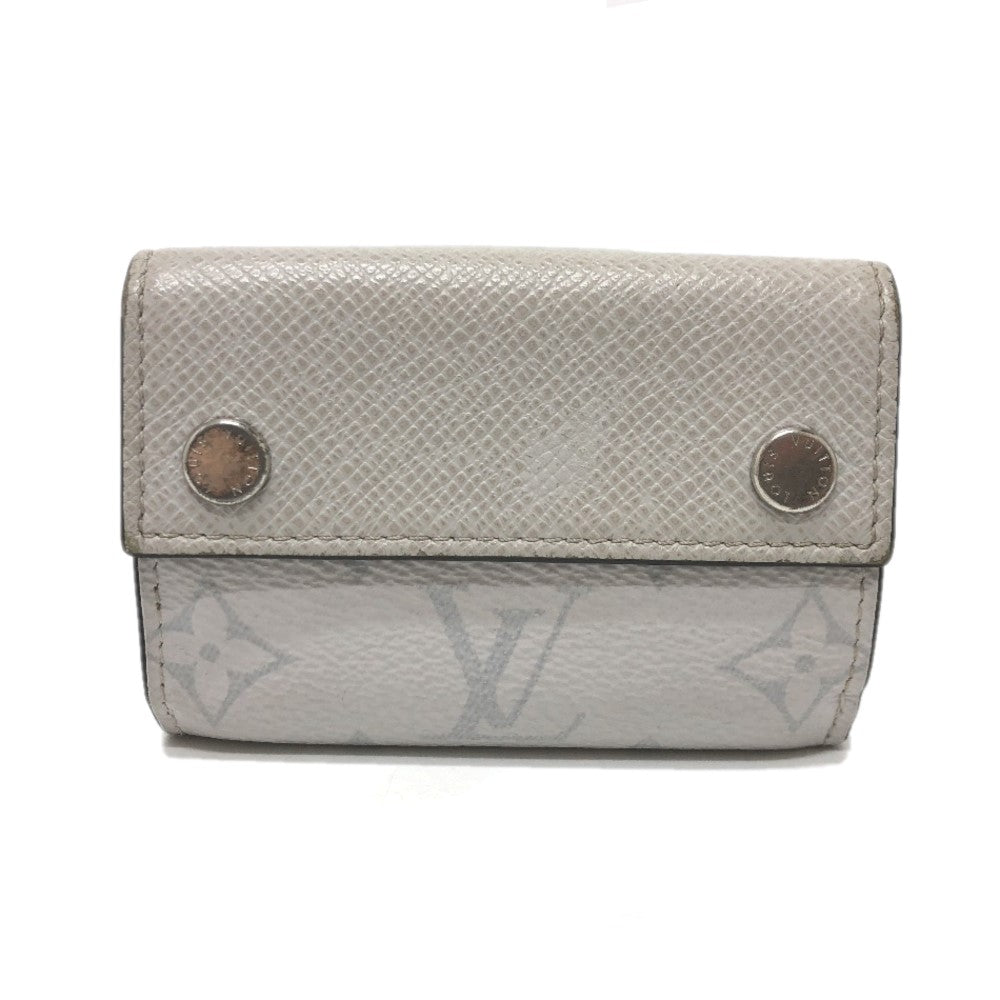 LOUIS VUITTON Trifold wallet M67621 Monogram canvas white Tiger Lama Monogram This Cabas Lee-Compact Wallet mens Used Authentic