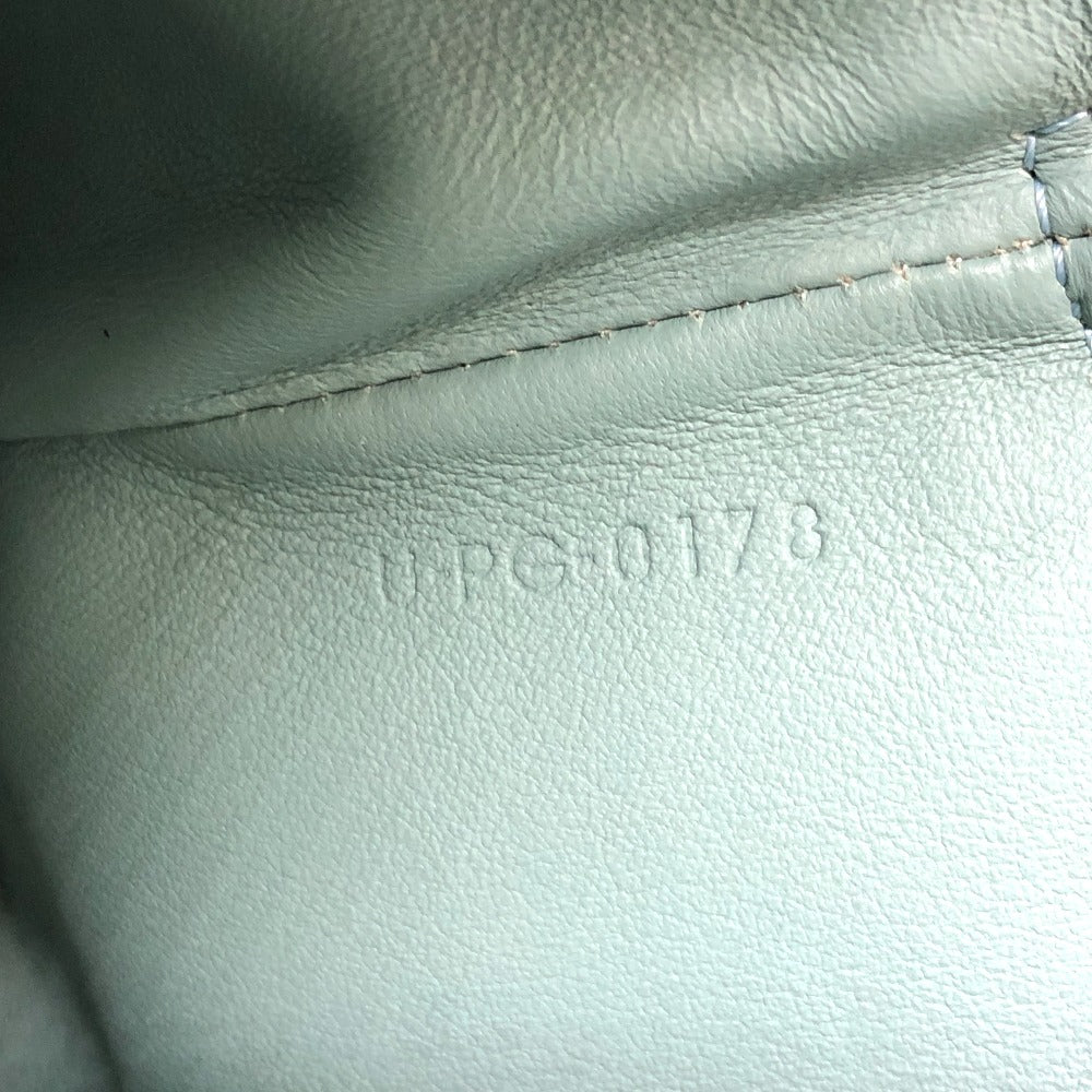 CELINE Clutch bag leather Green type business bag Women Used Authentic