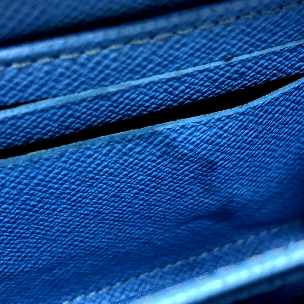 LOUIS VUITTON Coin case Epi Leather blue Epi Zippy coin purse Women Used Authentic
