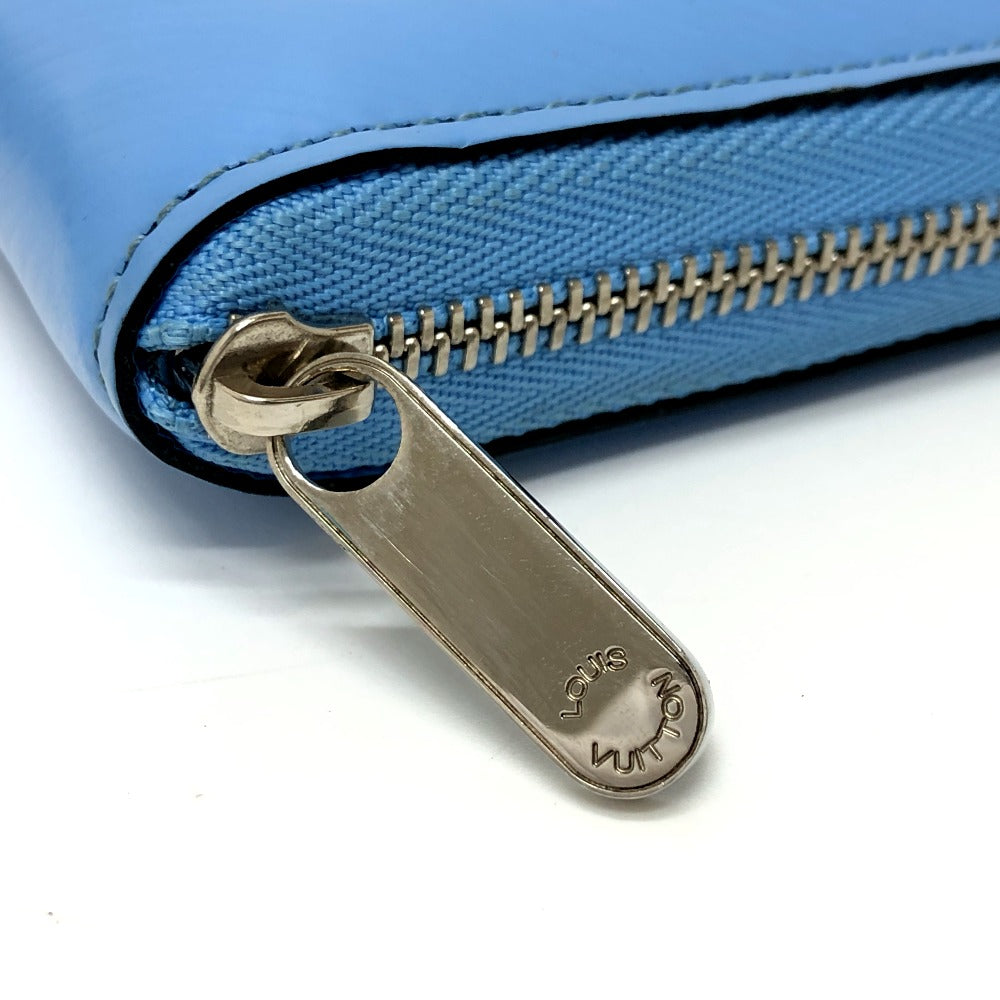 LOUIS VUITTON Coin case Epi Leather blue Epi Zippy coin purse Women Used Authentic
