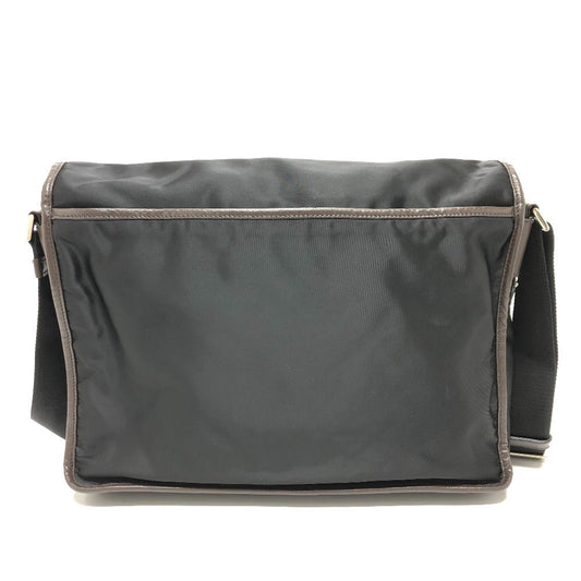 PRADA Shoulder Bag VA0793 Nylon black Messenger bag mens Used Authentic