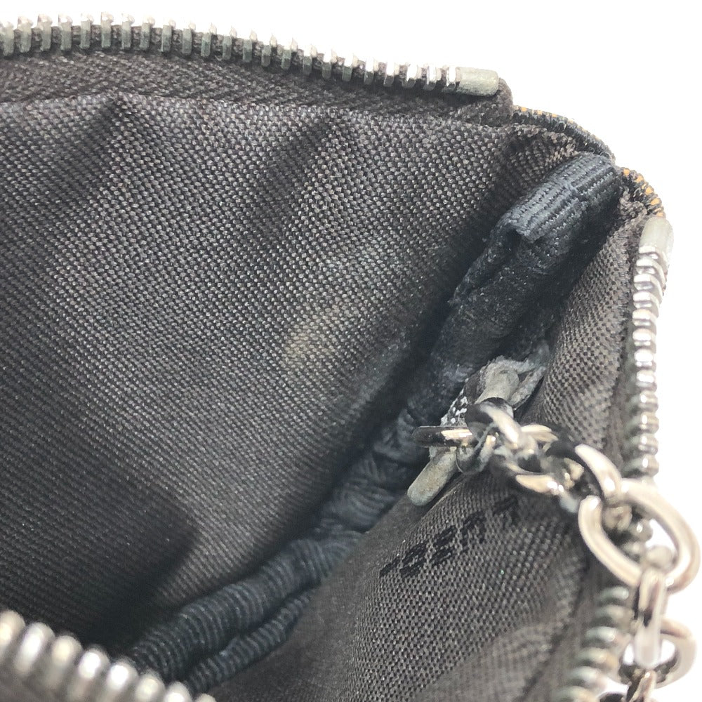 FENDI Coin case canvas Brown Zucca Women Used Authentic