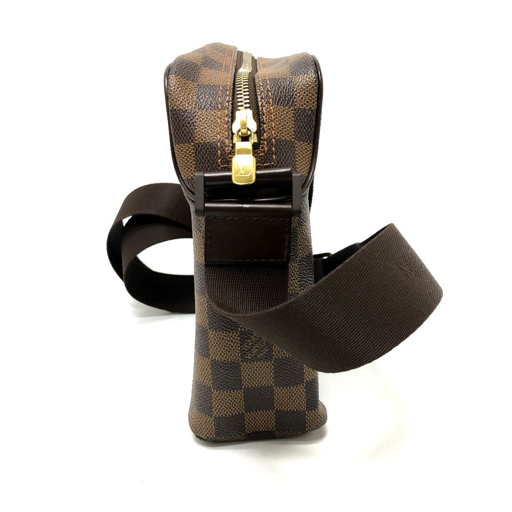 LOUIS VUITTON Shoulder Bag N41442 Damier canvas Brown Damier Olaf PM Women Used Authentic