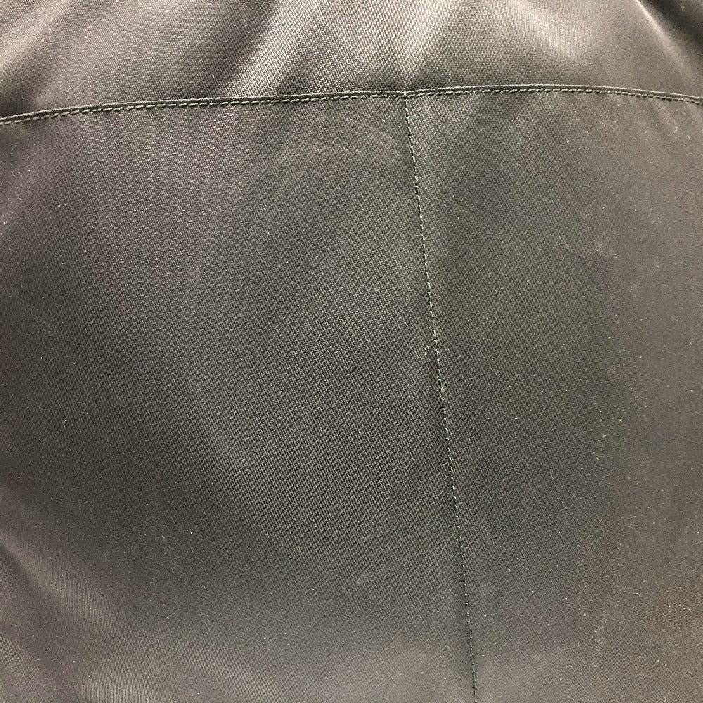 PRADA Clutch bag Nylon black Handbag PC case Triangle logo unisex(Unisex) Used Authentic