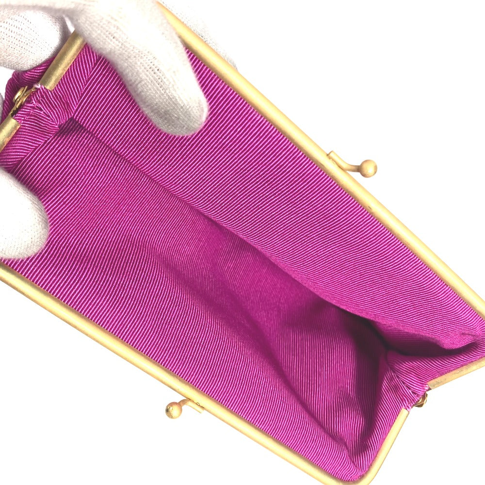 CHANEL Shoulder Bag cotton pink vintage quilting Women Used Authentic