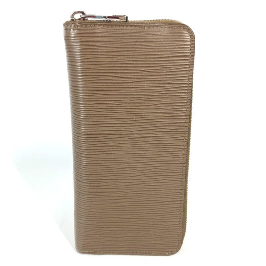 LOUIS VUITTON Long Wallet Purse M60967 Epi Leather Brown Epi Zippy Wallet Vertical mens Used Authentic