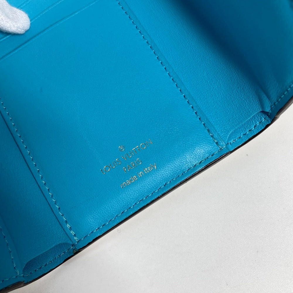 LOUIS VUITTON Trifold wallet M69176 leather beige LV Pont Neuf Compact Women Used Authentic