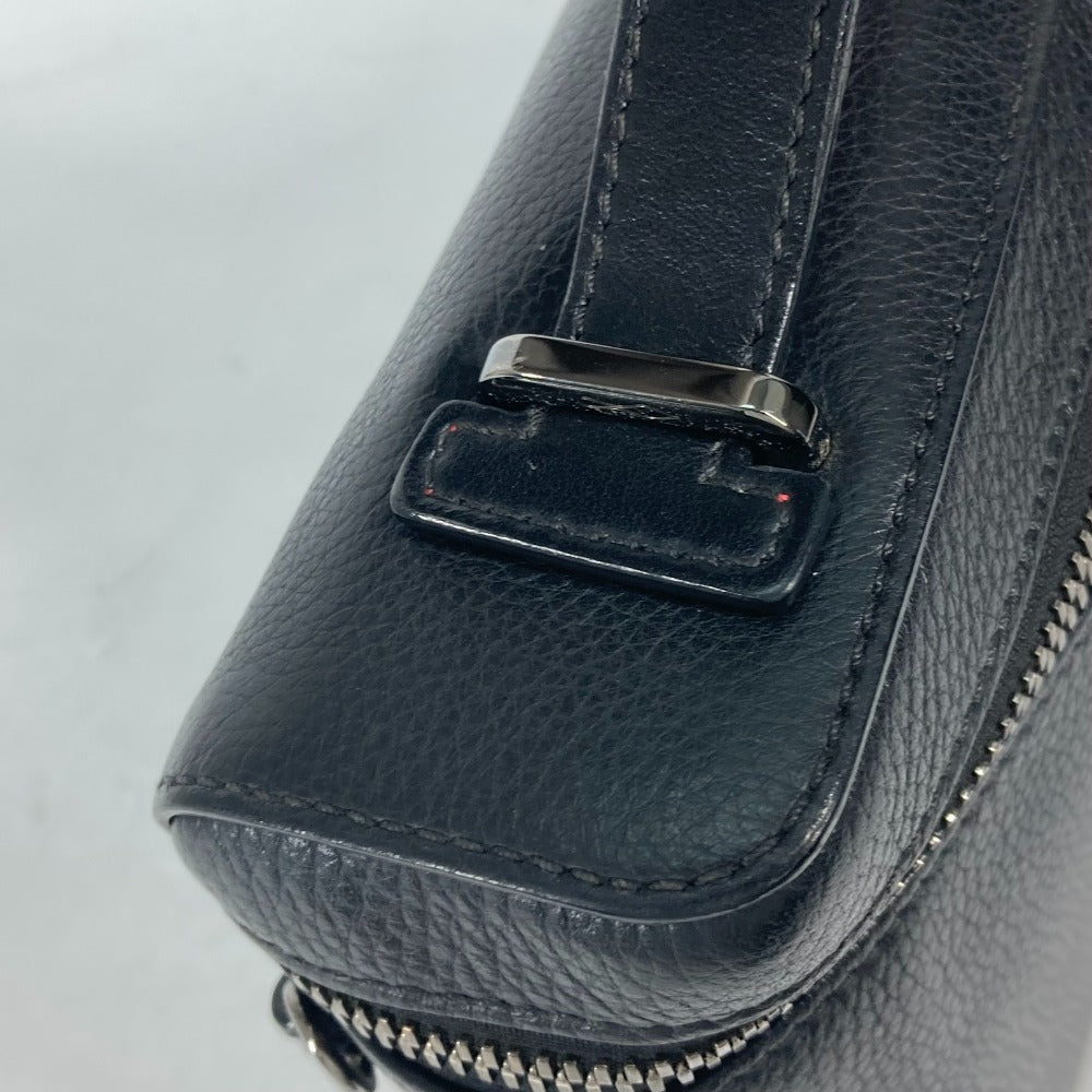 Christian Louboutin Handbag leather black Studded red sole millet logo