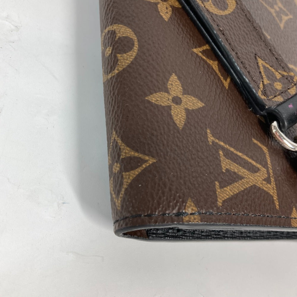 LOUIS VUITTON Long Wallet Purse M69407 Monogram macacer canvas Brown Monogram macacer Zippy Dragonne mens Used Authentic