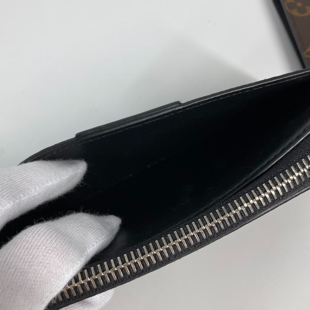 LOUIS VUITTON Long Wallet Purse M69407 Monogram macacer canvas Brown Monogram macacer Zippy Dragonne mens Used Authentic