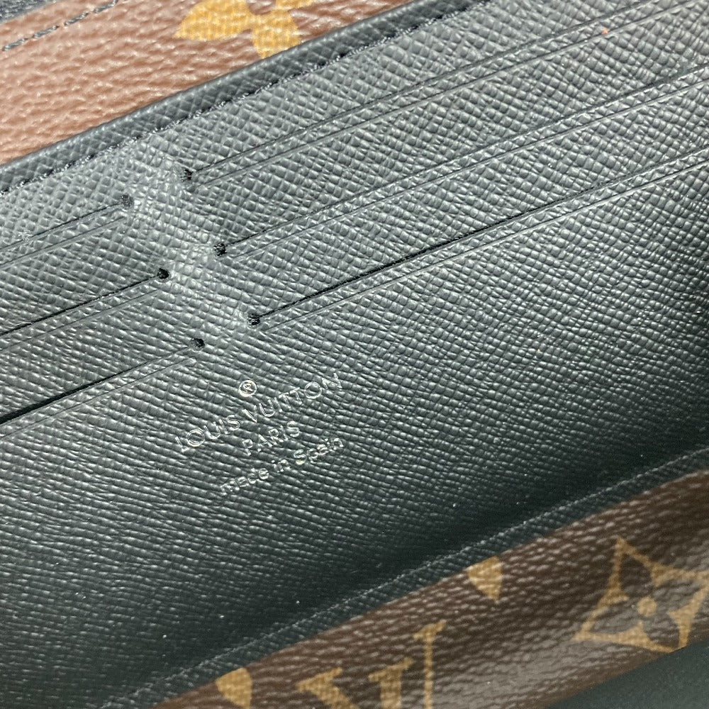 LOUIS VUITTON Long Wallet Purse M69407 Monogram macacer canvas Brown Monogram macacer Zippy Dragonne mens Used Authentic