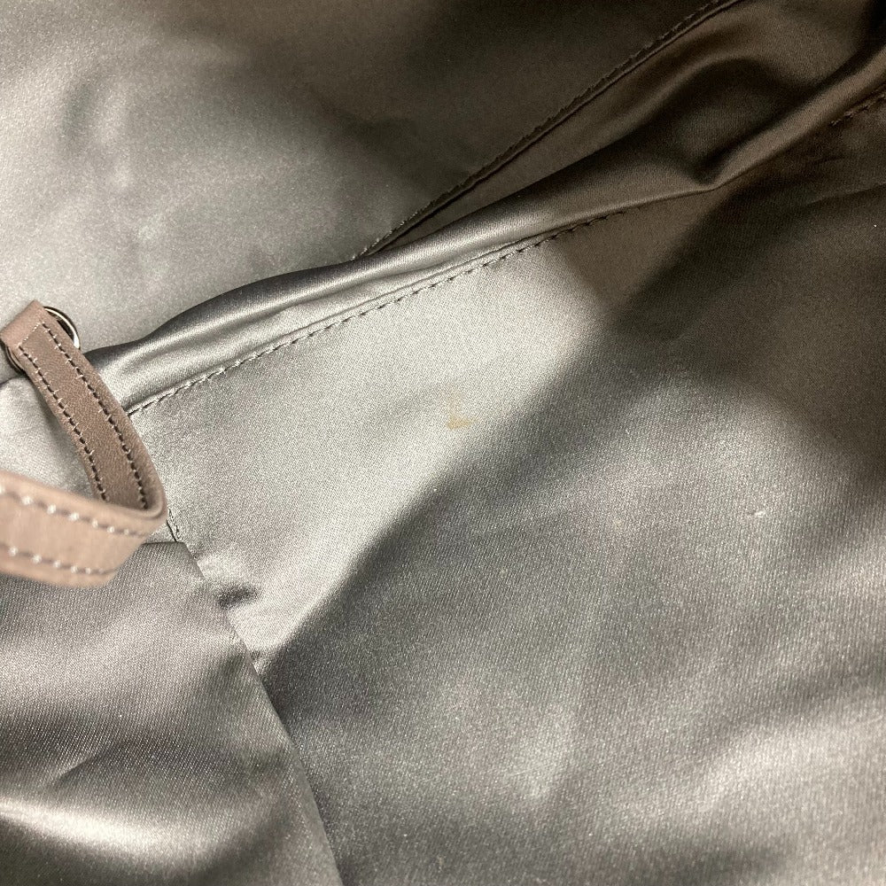 CHANEL Tote Bag leather white Shoulder Decacoco CC COCO Mark