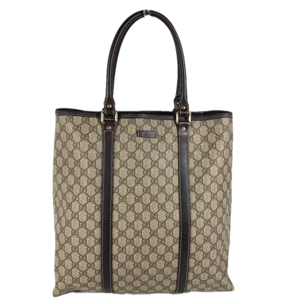 GUCCI Shoulder Bag 228668 PVC leather beige GG plus vertical mens(Unisex) Used Authentic