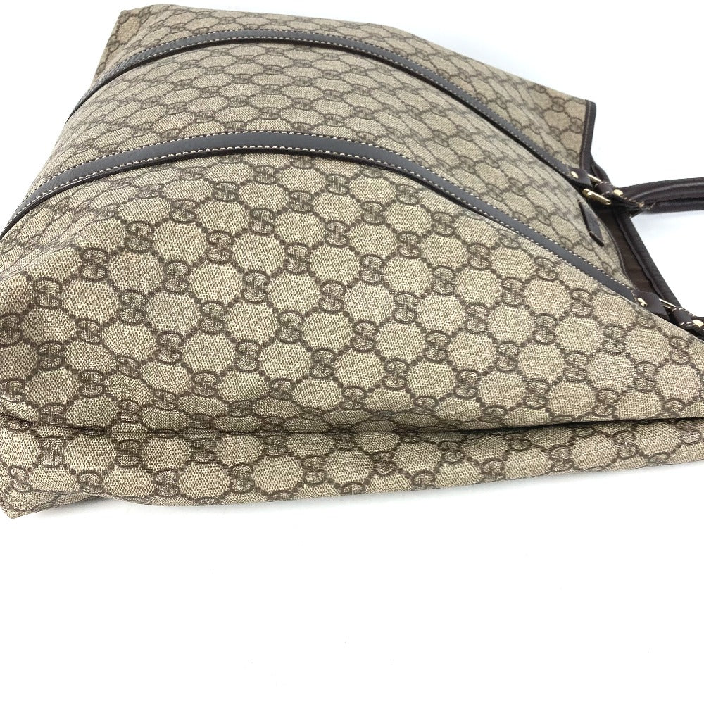 GUCCI Shoulder Bag 228668 PVC leather beige GG plus vertical mens(Unisex) Used Authentic