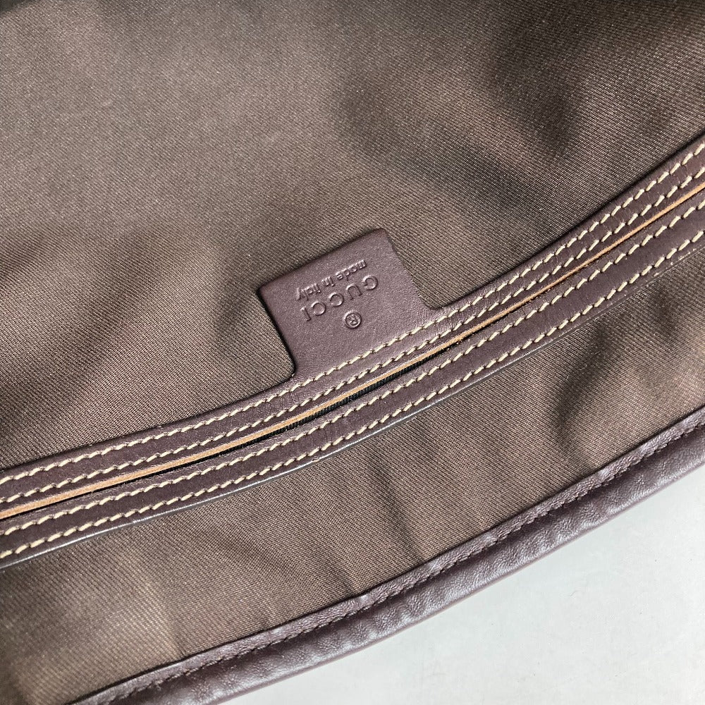 GUCCI Shoulder Bag 228668 PVC leather beige GG plus vertical mens(Unisex) Used Authentic