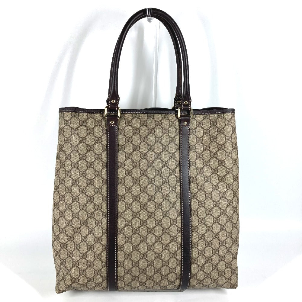 GUCCI Shoulder Bag 228668 PVC leather beige GG plus vertical mens(Unisex) Used Authentic