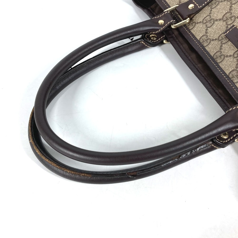 GUCCI Shoulder Bag 228668 PVC leather beige GG plus vertical mens(Unisex) Used Authentic