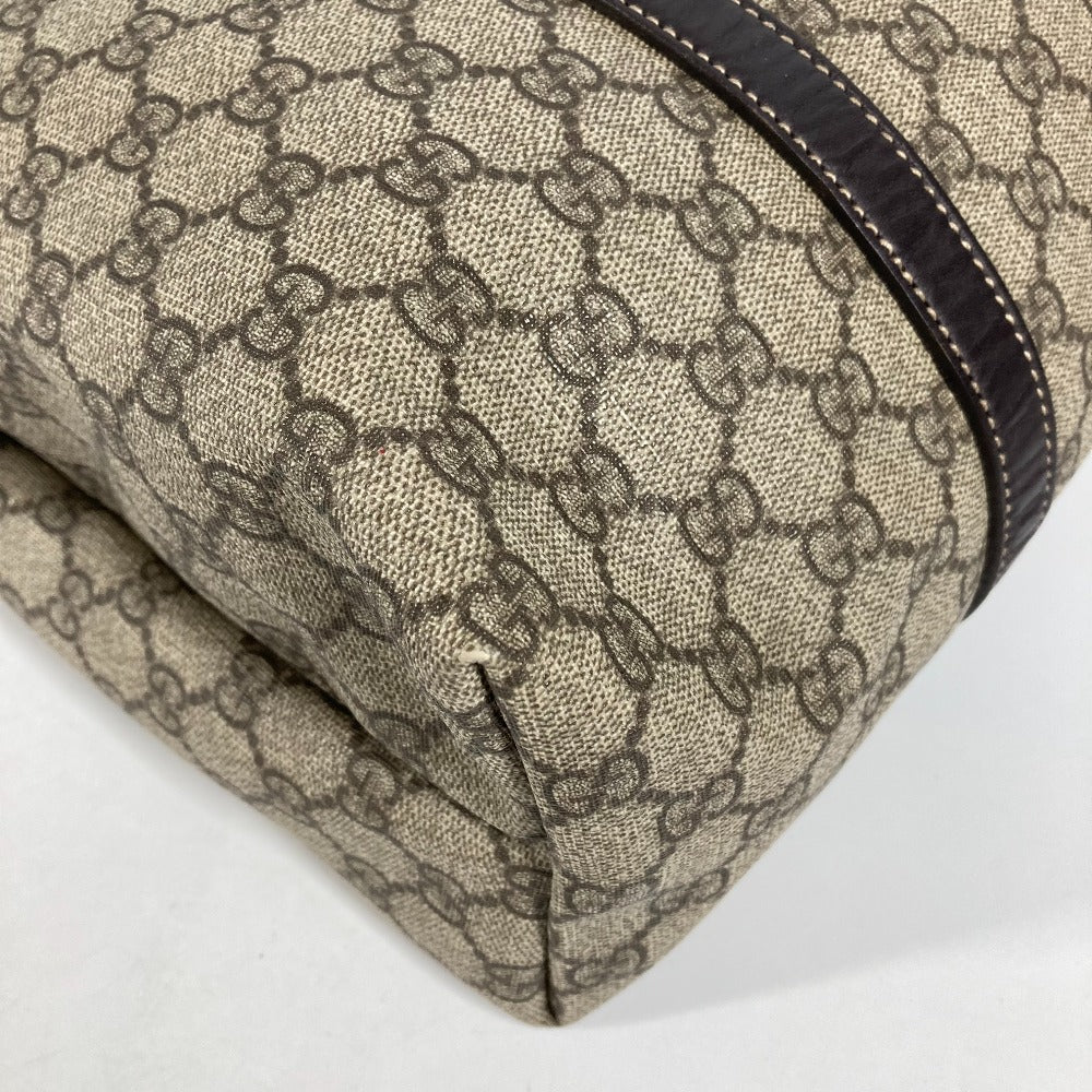 GUCCI Shoulder Bag 228668 PVC leather beige GG plus vertical mens(Unisex) Used Authentic
