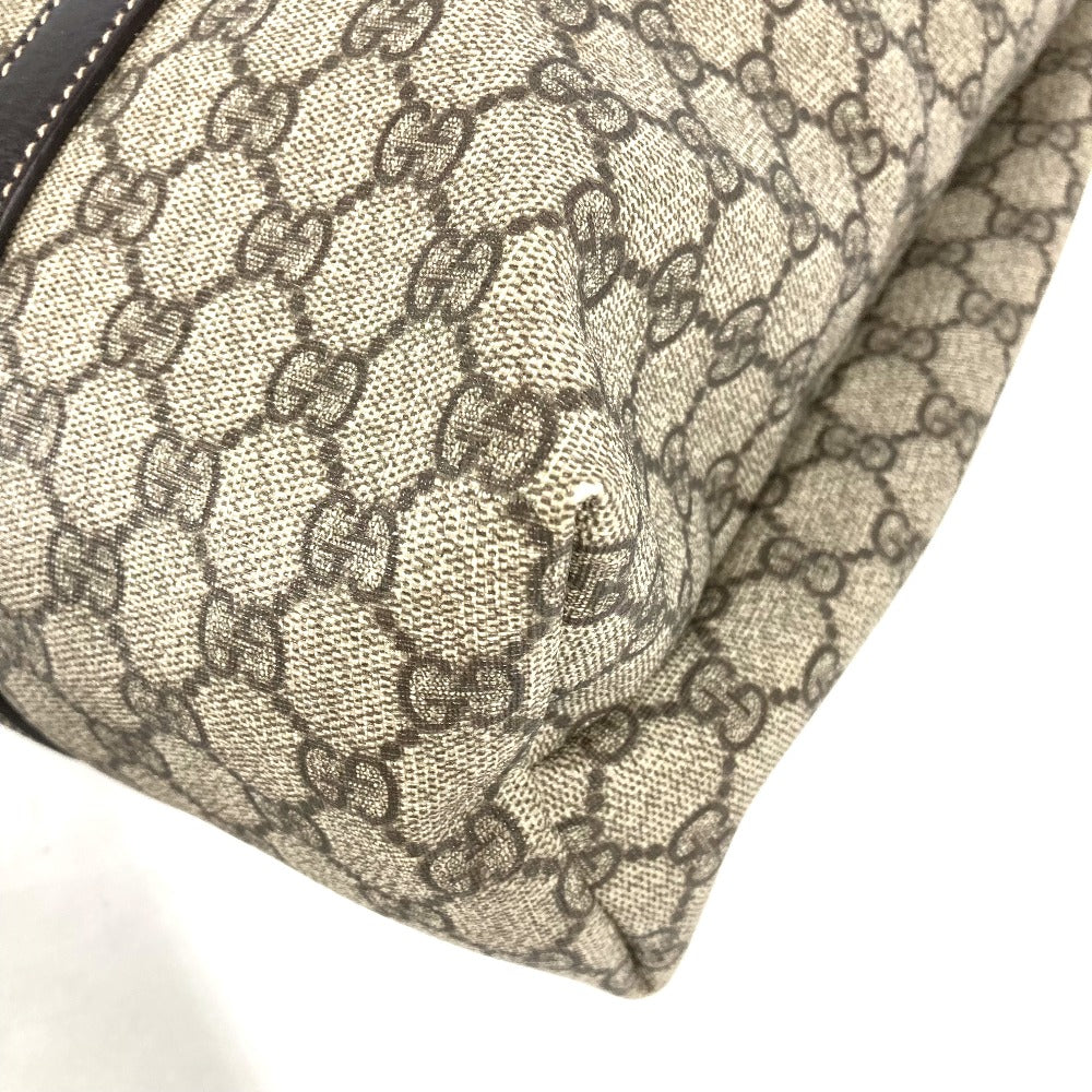 GUCCI Shoulder Bag 228668 PVC leather beige GG plus vertical mens(Unisex) Used Authentic