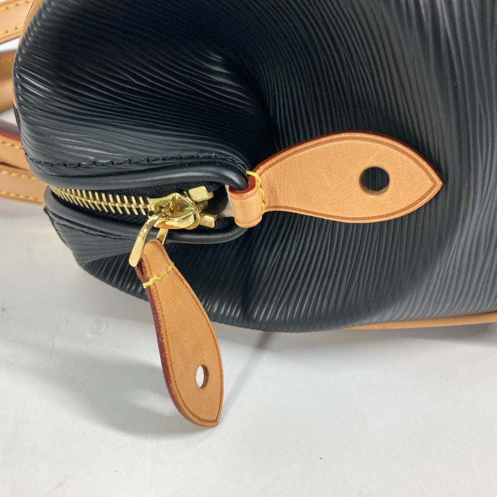 LOUIS VUITTON Handbag M93245 Epi Leather black Epi Bag Crossbody Dog PM Women Used Authentic