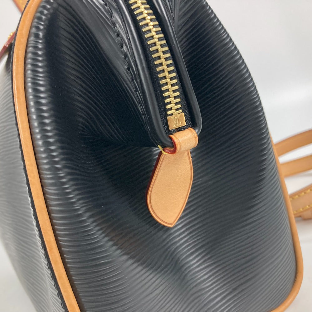 LOUIS VUITTON Handbag M93245 Epi Leather black Epi Bag Crossbody Dog PM Women Used Authentic