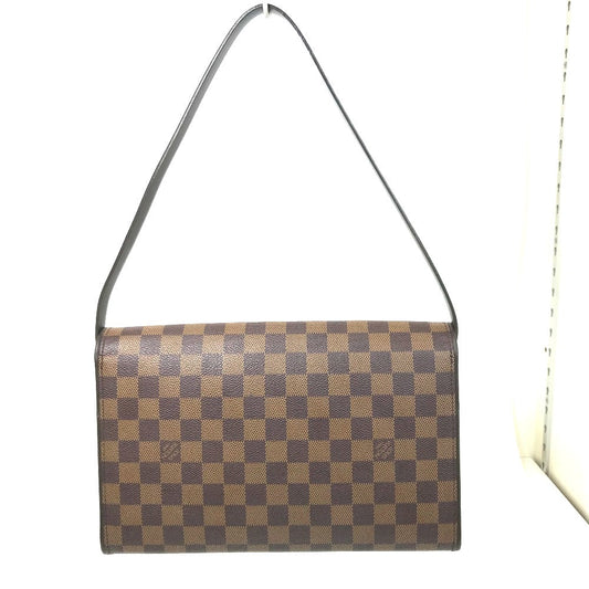 LOUIS VUITTON Shoulder Bag N51160 Damier canvas Brown Damier Tribeca Ron Women Used Authentic
