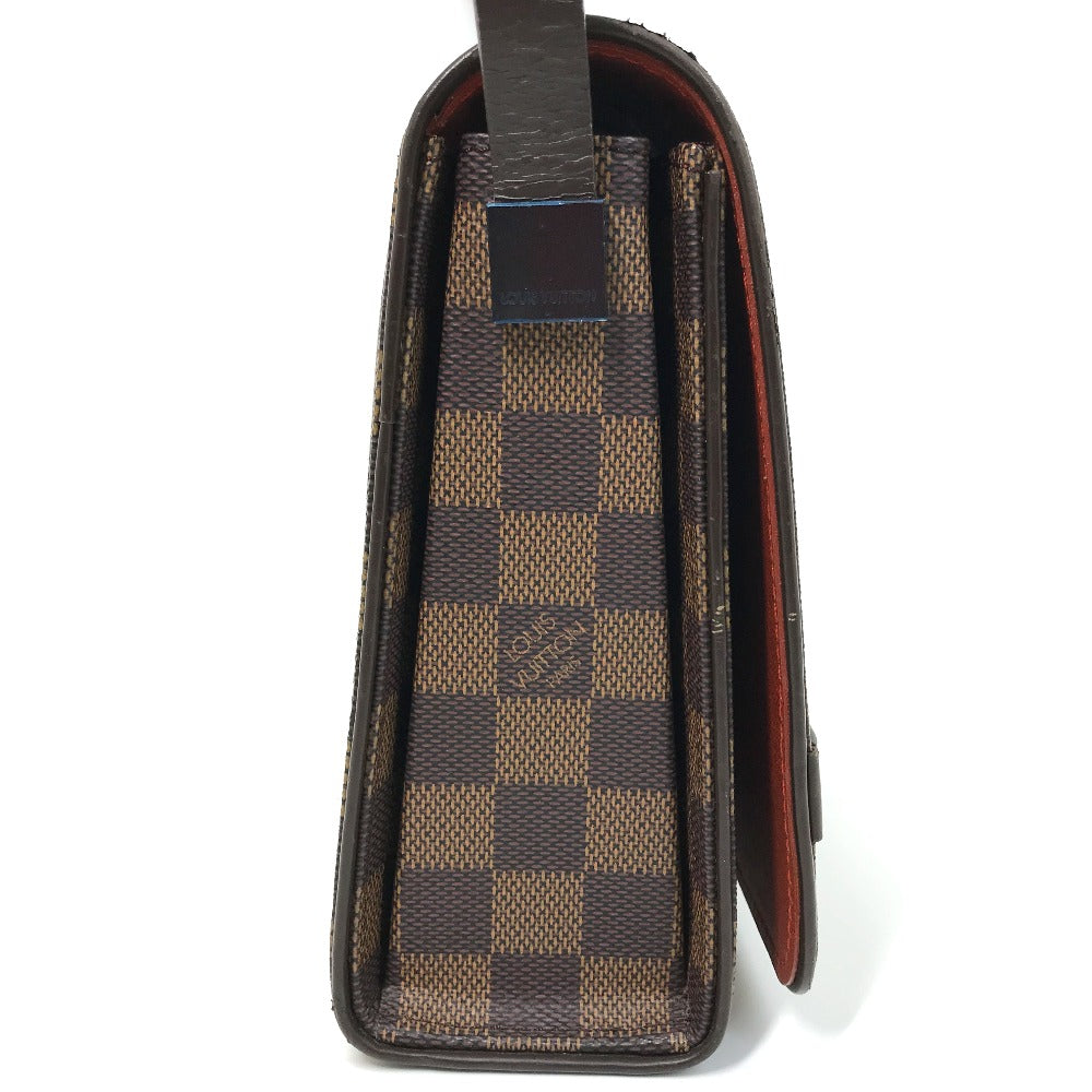 LOUIS VUITTON Shoulder Bag N51160 Damier canvas Brown Damier Tribeca Ron Women Used Authentic