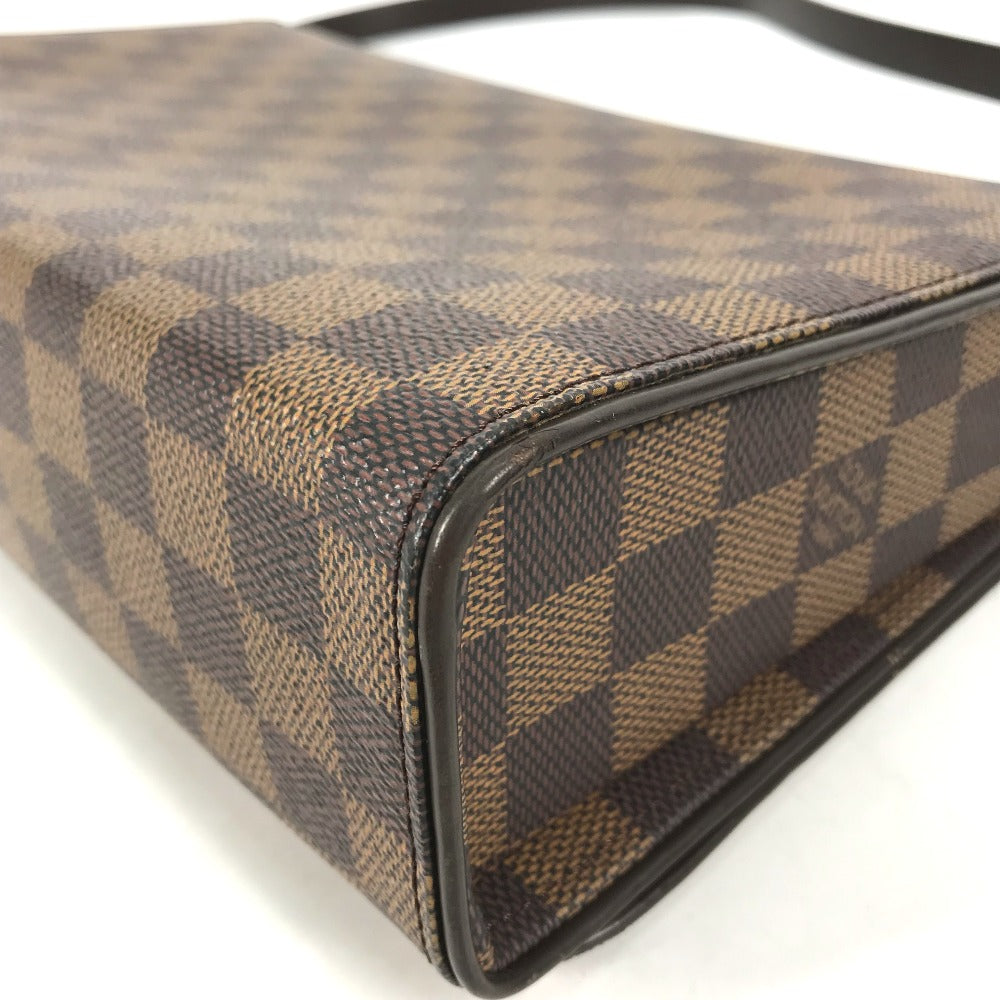 LOUIS VUITTON Shoulder Bag N51160 Damier canvas Brown Damier Tribeca Ron Women Used Authentic