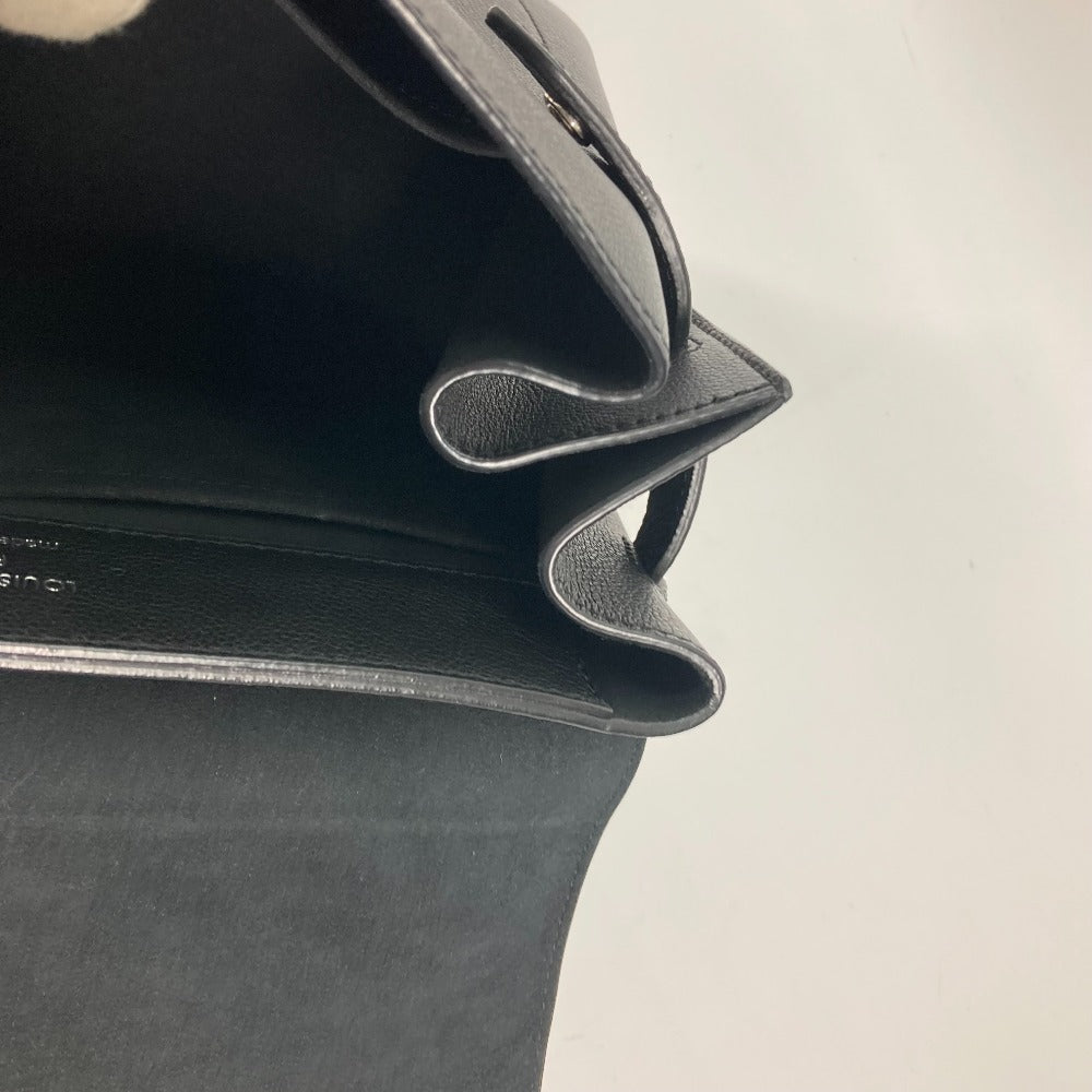 LOUIS VUITTON Handbag M51395 Grain Calfskin Leather black Bag Tote Bag Rock Me Ever MM Women Used Authentic