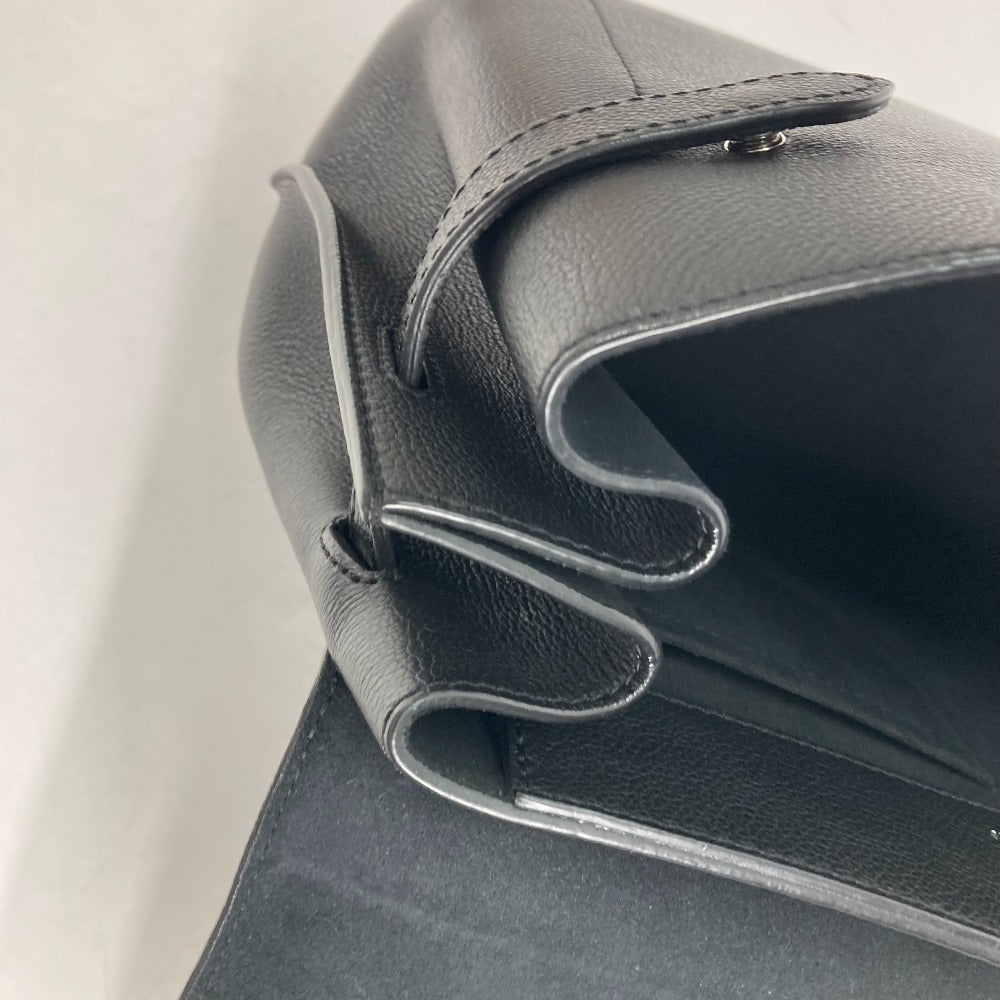 LOUIS VUITTON Handbag M51395 Grain Calfskin Leather black Bag Tote Bag Rock Me Ever MM Women Used Authentic