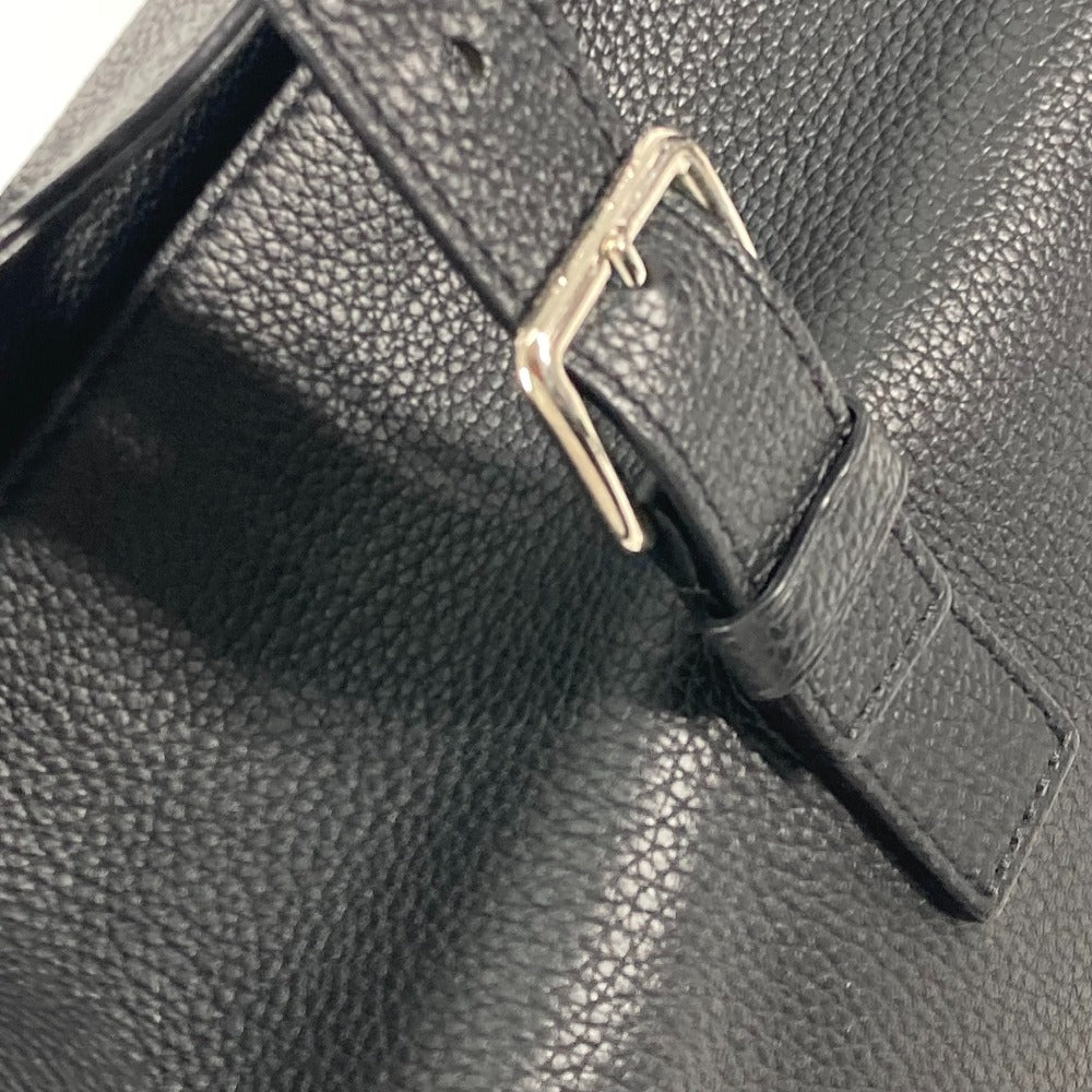 LOUIS VUITTON Shoulder Bag M50086 Taurillon Clemence Leather black shoulder bag Hippo voyage mens Used Authentic