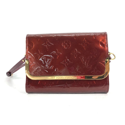 LOUIS VUITTON Clutch bag M91547 Monogram Vernis purple Monogram Vernis Rossmore PM Women Used Authentic