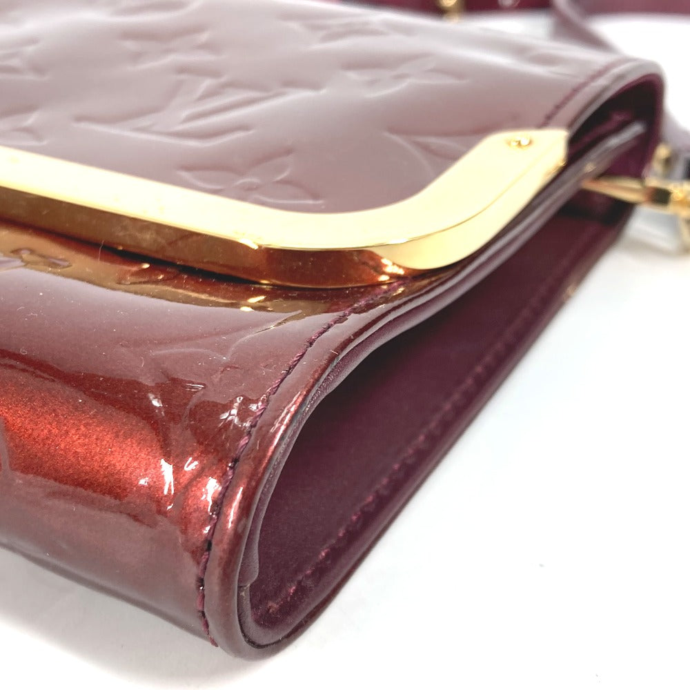 LOUIS VUITTON Clutch bag M91547 Monogram Vernis purple Monogram Vernis Rossmore PM Women Used Authentic