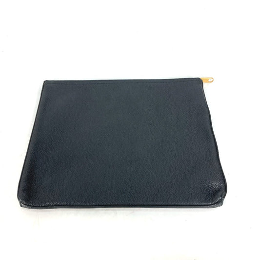 GUCCI Clutch bag 500981 leather black logo mens Used Authentic