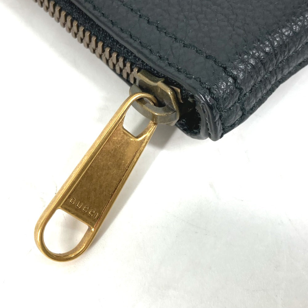GUCCI Clutch bag 500981 leather black logo mens Used Authentic