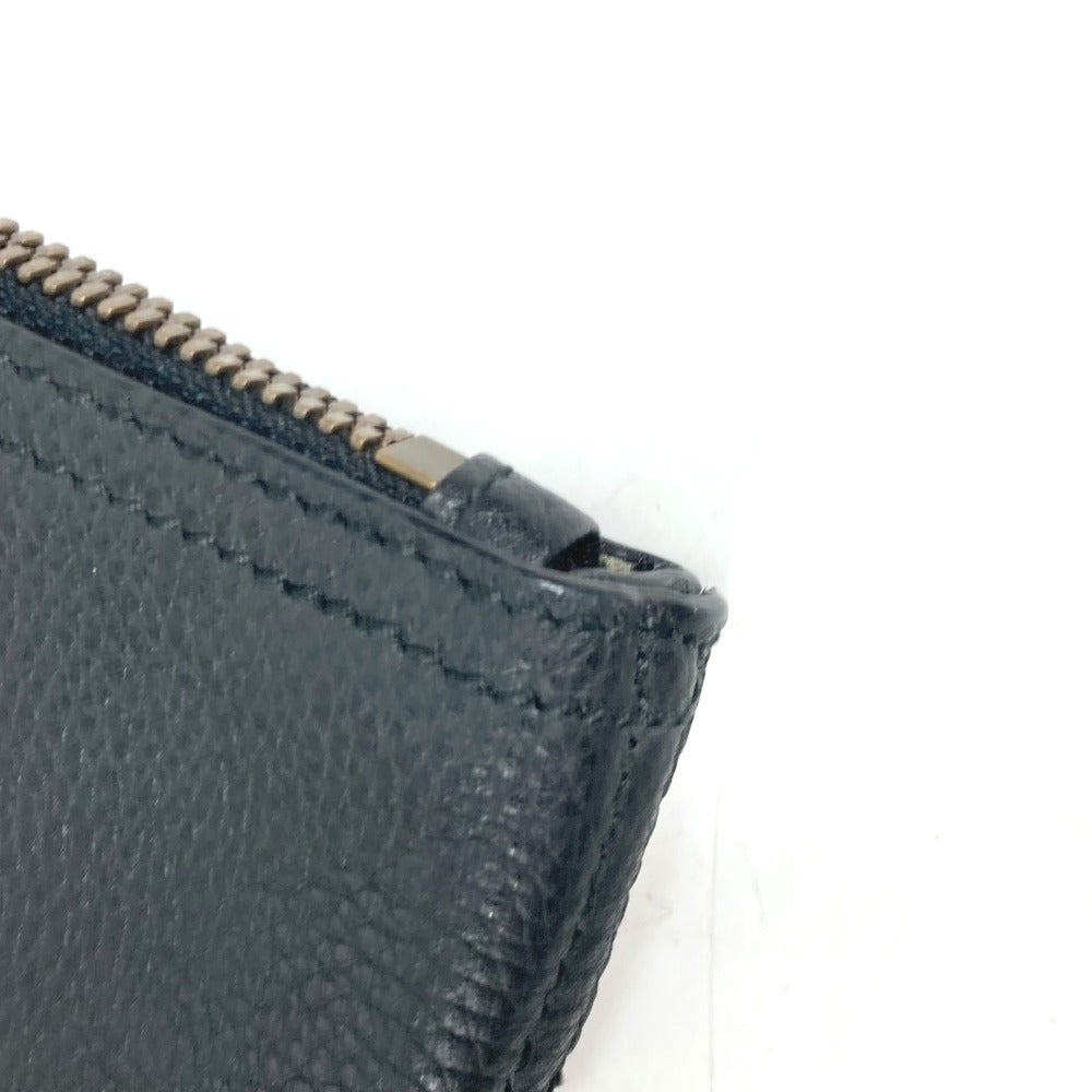 GUCCI Clutch bag 500981 leather black logo mens Used Authentic